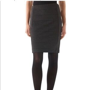 White House Black Market Skirt charcoal size 00